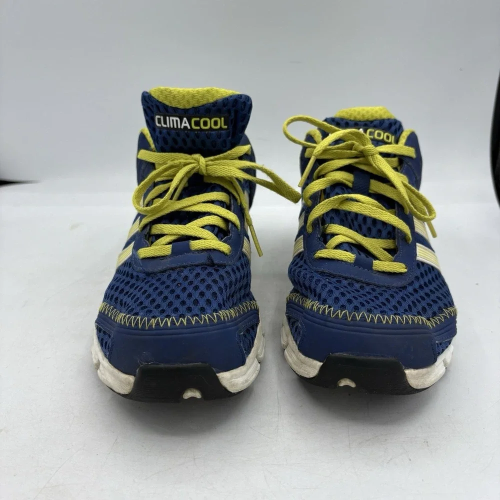 Adidas Shoes Mens Boys Size 7 Climacool Blue Yellow Run‎ Walk Sneakers